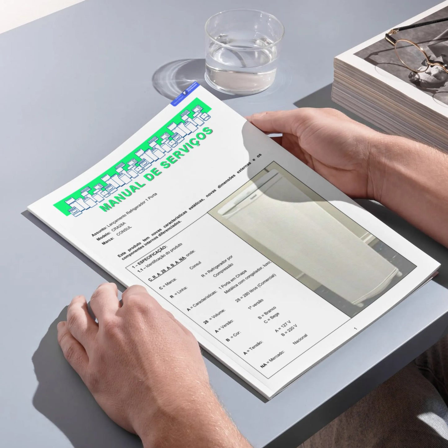 Manual Técnico de Serviços Refrigerador Consul CRA28A - Baixar PDF