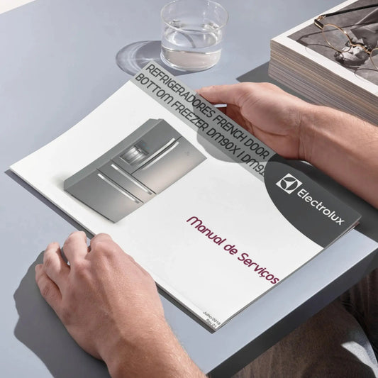 Manual de servicio del refrigerador Electrolux DM90X/DM91X - Descargar PDF