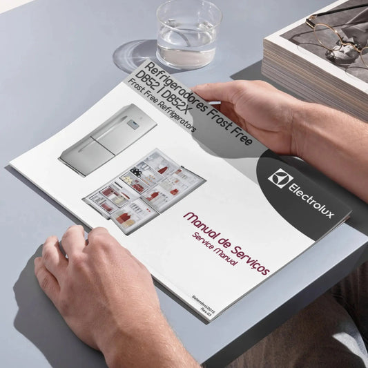 Manual de servicio del refrigerador Electrolux DB52, DB52X - Descargar PDF
