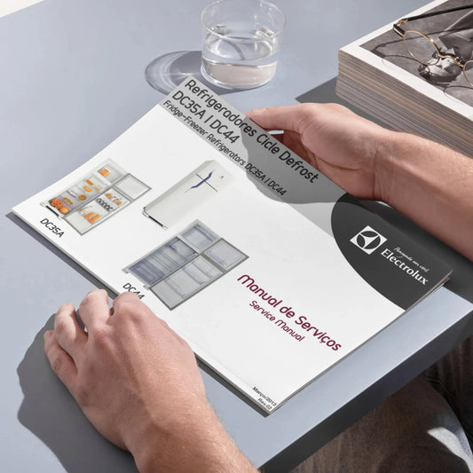 Manual de servicio del refrigerador Electrolux DC35A, DC44 - Descargar PDF