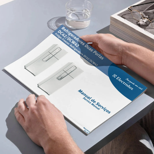 Manual de servicio del refrigerador Electrolux DC42/DCW42 - Descargar PDF