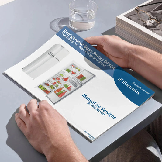 Manual de servicio del refrigerador Electrolux DF34A - Descargar PDF