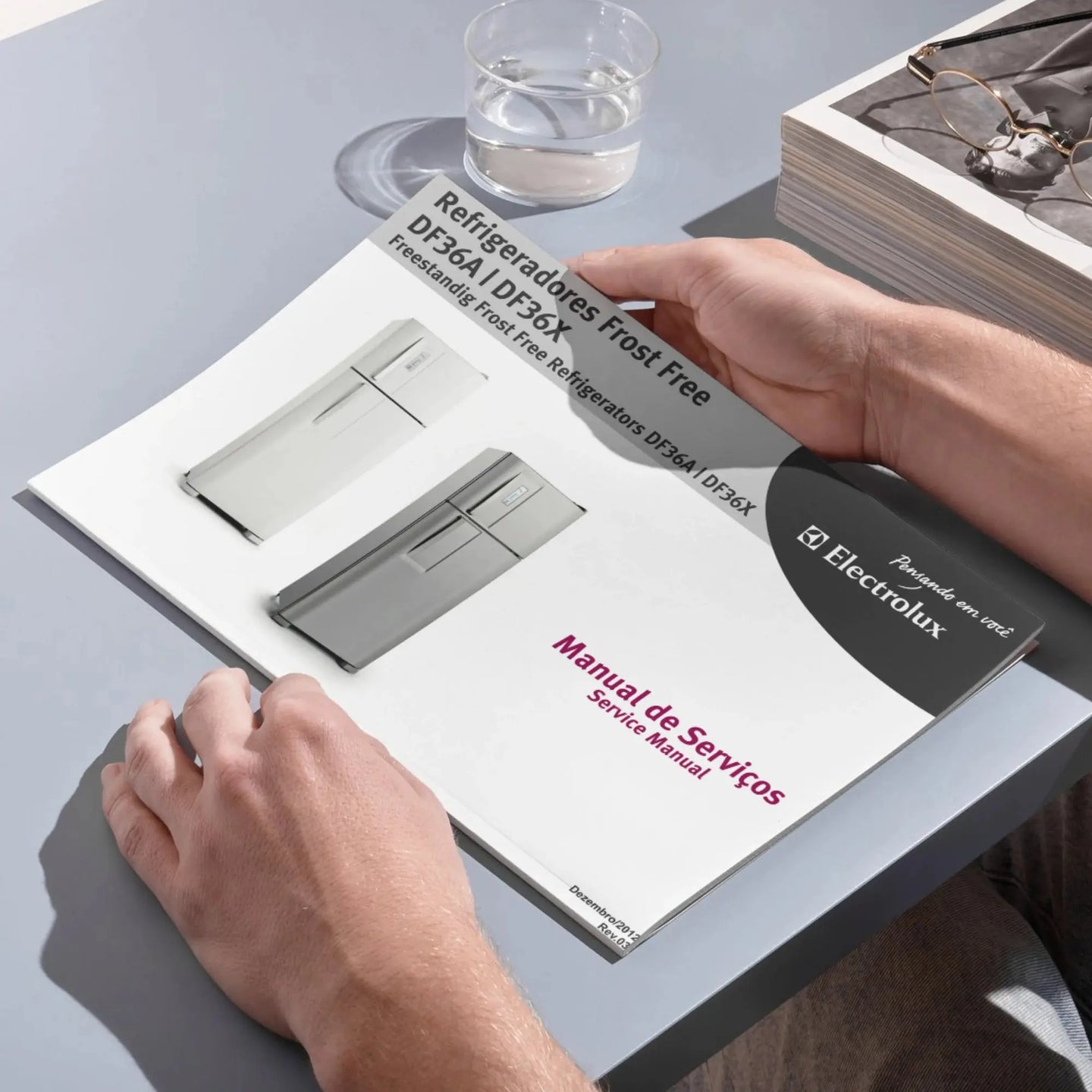 Manual Técnico de Serviços Refrigerador Electrolux DF36A/DF36X - Baixar PDF Electrolux