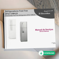 Manual Técnico de Serviços Refrigerador Electrolux DF42/DW42X - Baixar PDF Electrolux