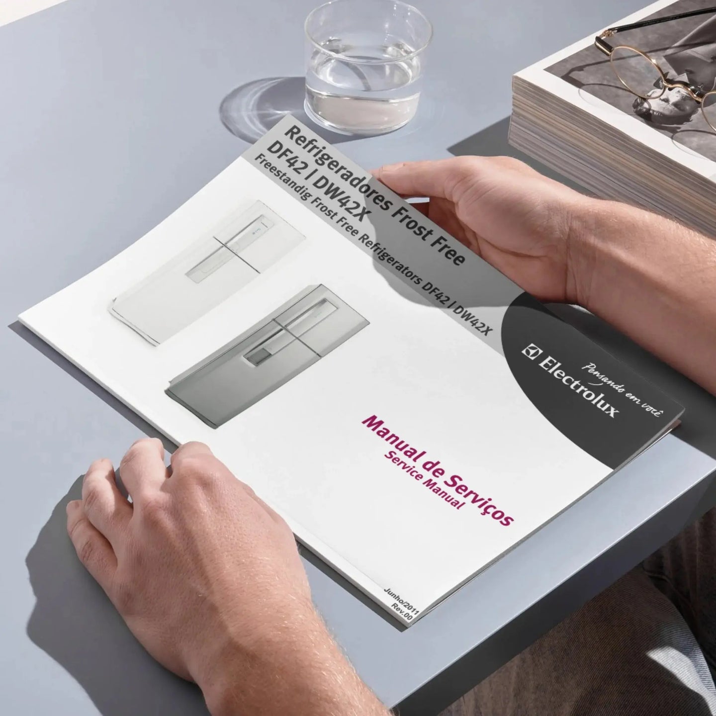 Manual Técnico de Serviços Refrigerador Electrolux DF42/DW42X - Baixar PDF Electrolux