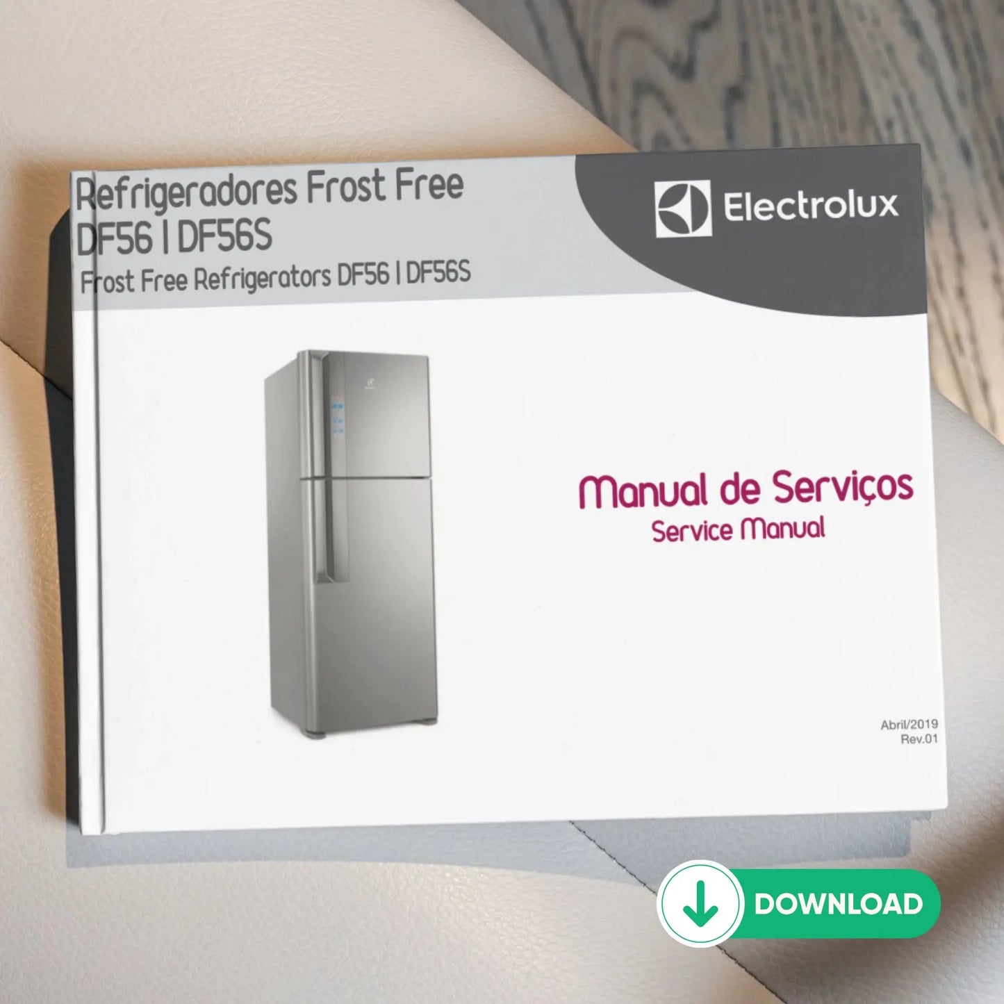 Manual Técnico de Serviços Refrigerador Electrolux DF56, DF56S - Baixar PDF Electrolux