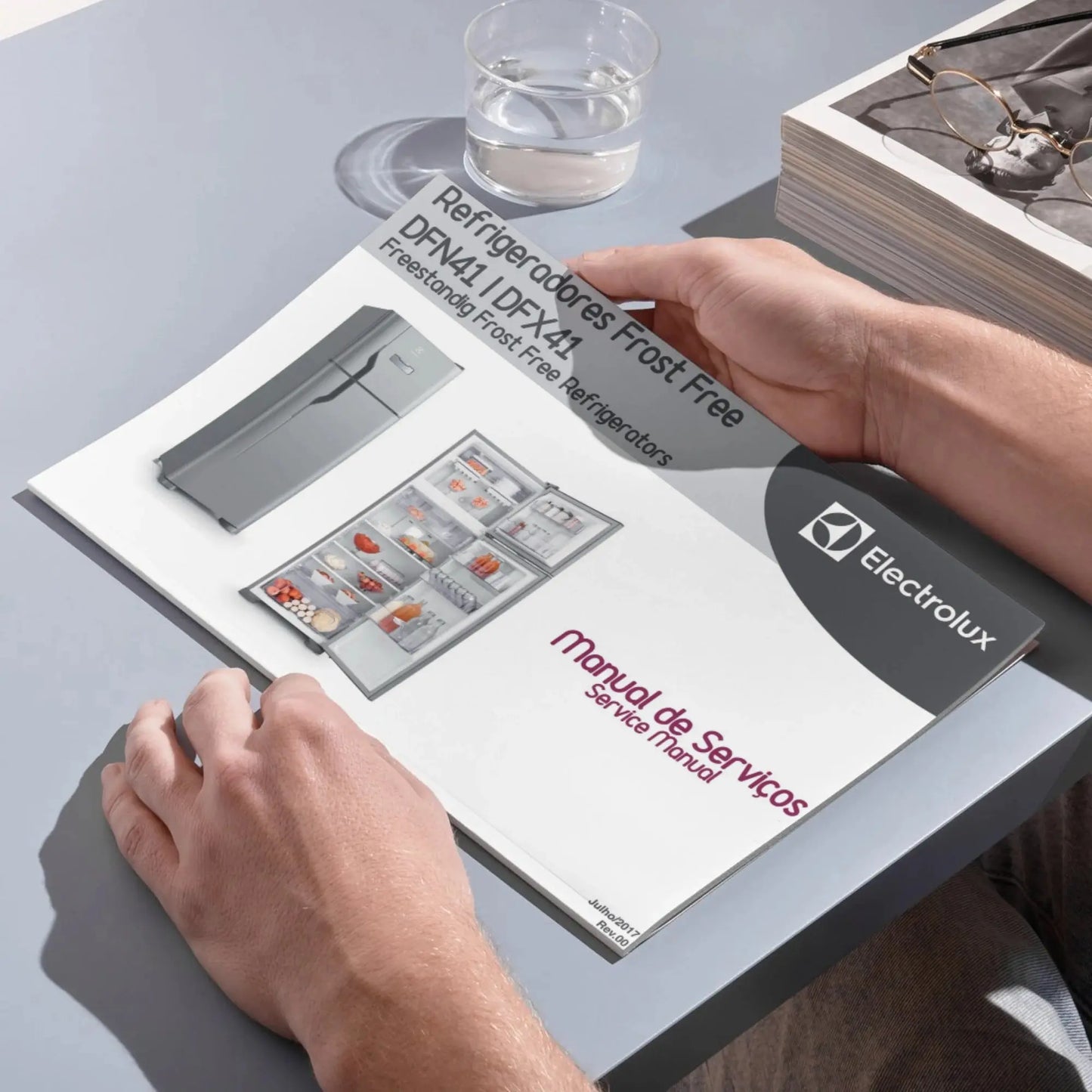 Manual Técnico de Serviços Refrigerador Electrolux DFN41/DFX41 - Baixar PDF Electrolux