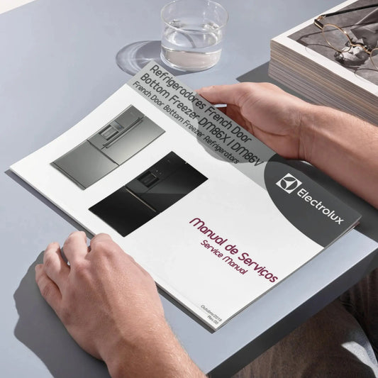 Manual de servicio del refrigerador Electrolux DM86X, DM86V - Descargar PDF