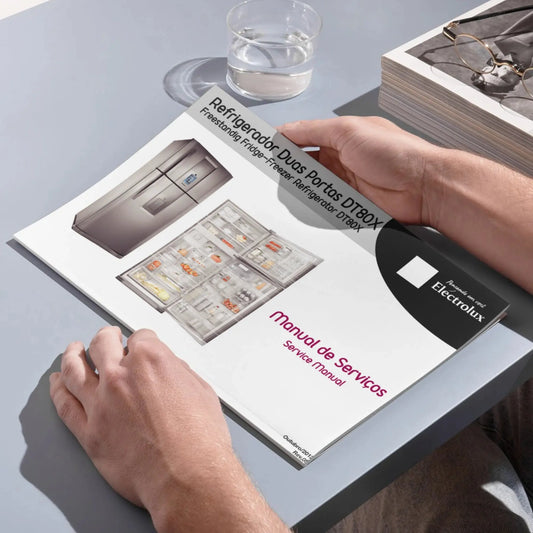 Manual de servicio del refrigerador Electrolux DT80X - Descargar PDF