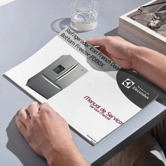 Manual de servicio del refrigerador Electrolux FDI90X - Descargar PDF
