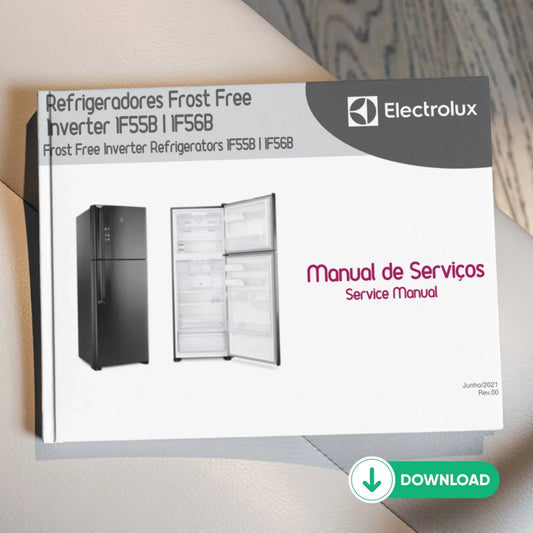 Manual Técnico de Serviços Refrigerador Electrolux IF55, IF56 - Baixar PDF Electrolux