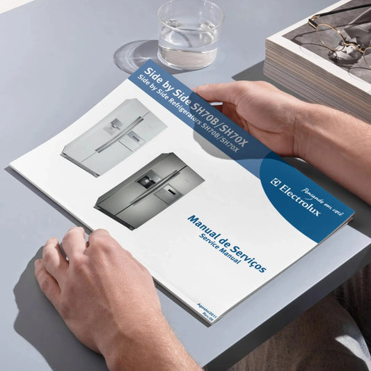 Manual de servicio del refrigerador Electrolux SH70B, SH70X - Descargar PDF