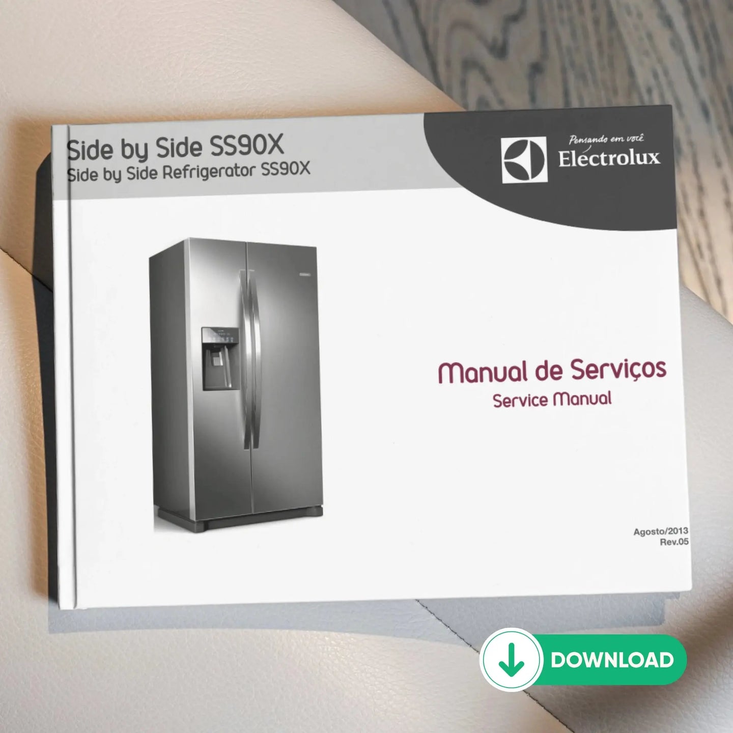 Manual Técnico de Serviços Refrigerador Electrolux SS90X - Baixar PDF Electrolux