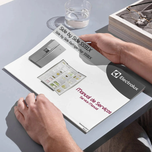 Manual de servicio técnico del refrigerador Electrolux Side by Side SS91X - Descargar PDF