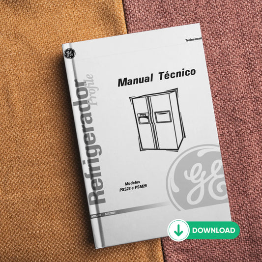 Manual de servicio del refrigerador GE PSS23/PSM29 - Descargar PDF