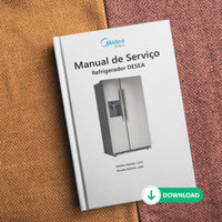 Manual Técnico de Serviços Refrigerador Midea SBS-DESEA RDA5S1/RDA5S2 - Baixar PDF