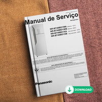 Manual Técnico de Serviços Refrigerador Panasonic NR-BT40 - Baixar PDF