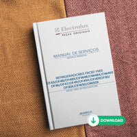 Manual Técnico de Serviços Refrigeradores Electrolux DF46/47/49/49A/49X/50/50X, DFW50, DW50X/49X - Baixar PDF