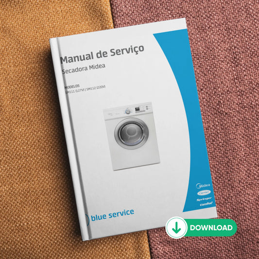 Manual de servicio de las secadoras Midea SM111 y SM112 - Descargar PDF