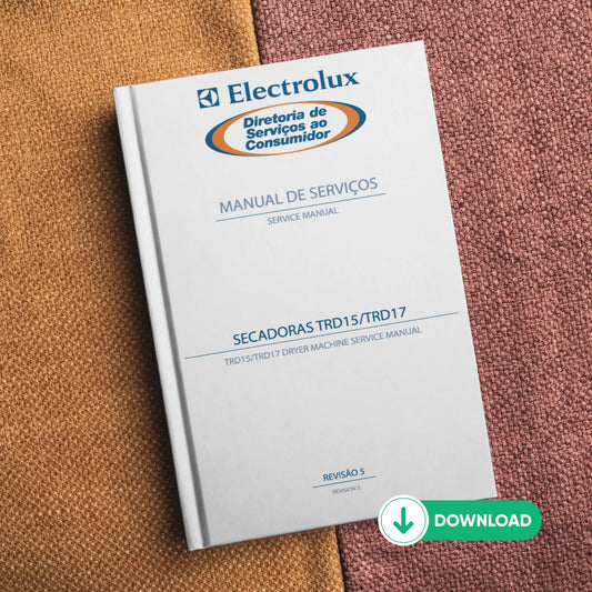 Manual de servicio de las secadoras Electrolux TRD15 y TRD17 - Descargar PDF