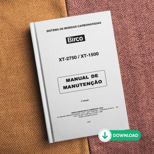 Manual de servicio técnico para sistemas de bebidas carbonatadas XT-2750 y XT-1500 - Descargar PDF