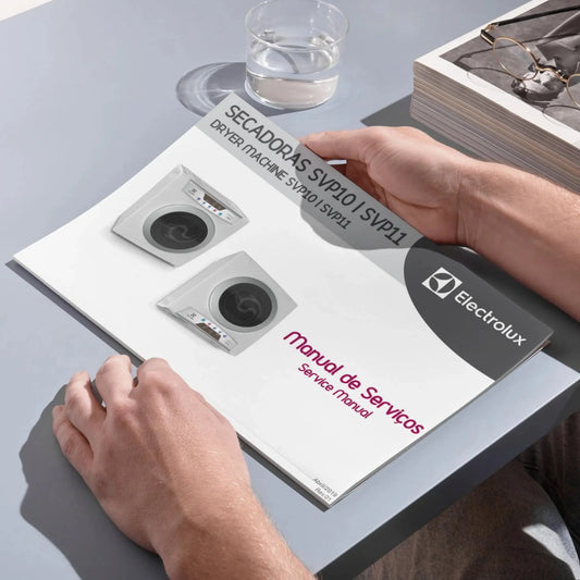 Manual de servicio de la secadora Electrolux SVP10, SVP11 - Descargar PDF