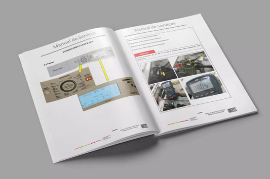 Manual técnico de servicio de la lavadora y secadora Brastemp BNQ10: Descargar PDF