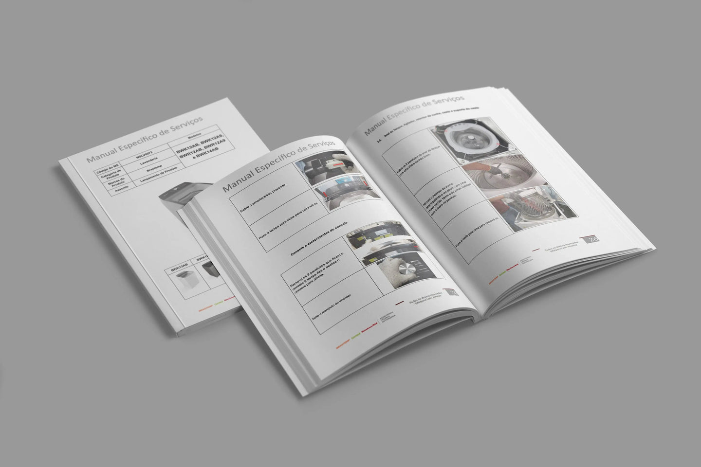 Manual Técnico de Serviço Lavadora Brastemp BWK 12/14-BWR 12 Baixar em PDF Brastemp