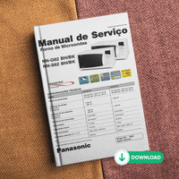 Manual Técnico de Serviços Micro-ondas Panasonic NN-G62 BH/BK e NN-S62 BH/BK - Baixar PDF