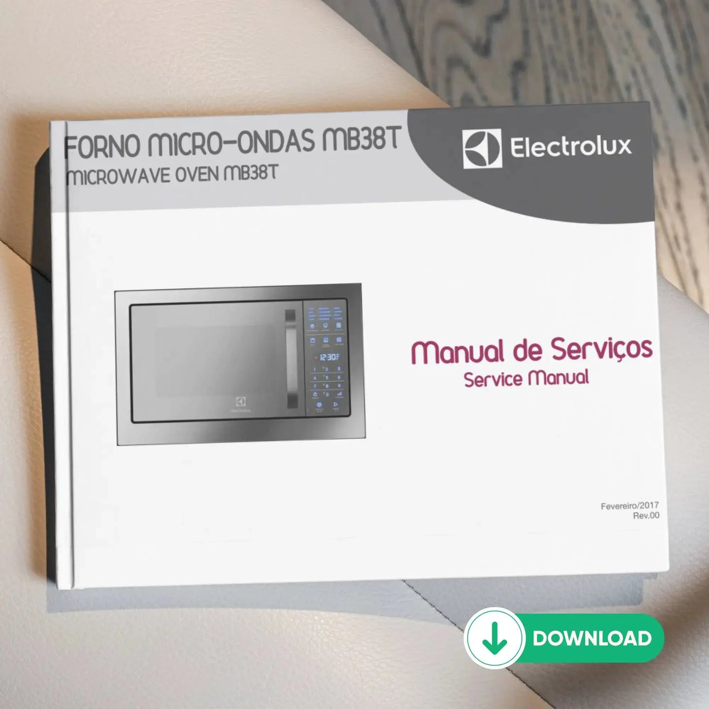 Manual Técnico de Serviços Microondas Electrolux MB38T: Baixar PDF Electrolux