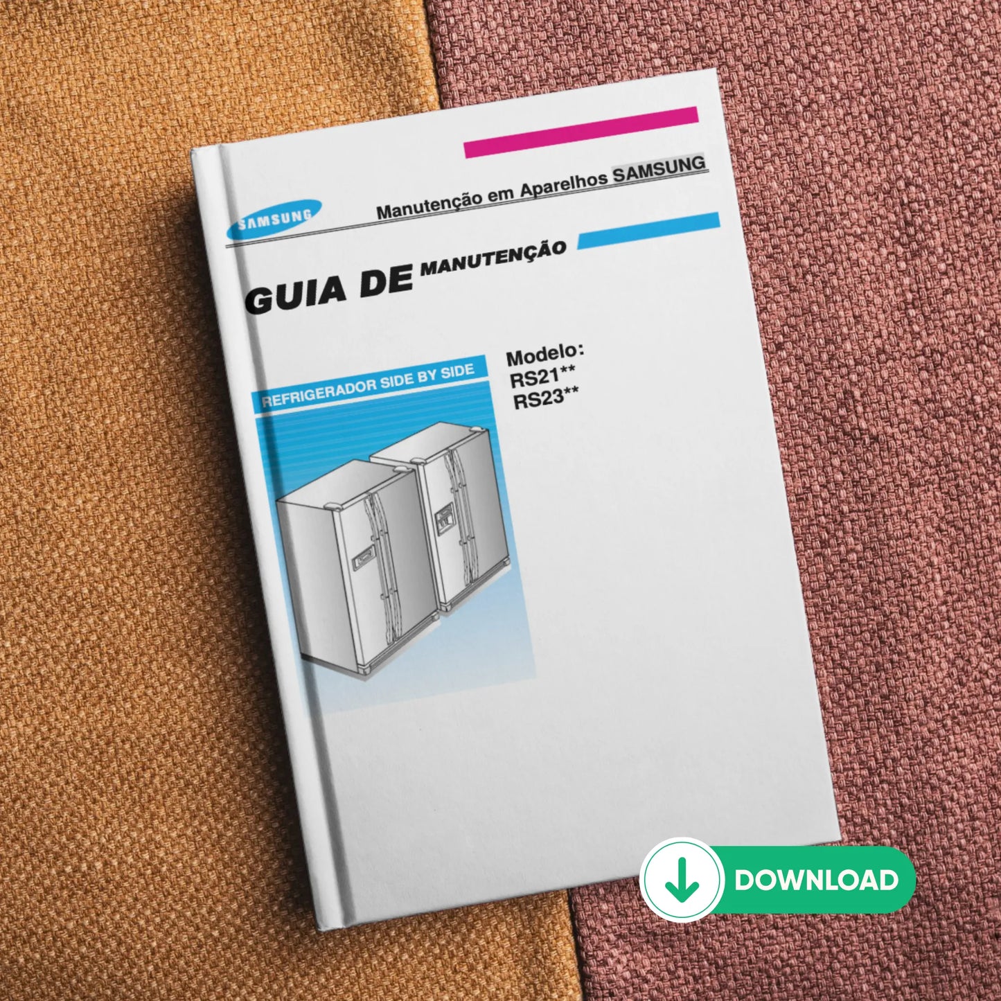 Manual Técnico de Serviços Refrigerador Samsung RS21, RS23 - Baixar PDF