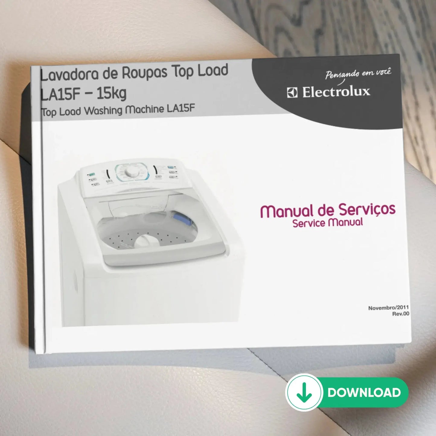 Manual Técnico de Serviços Lavadora Electrolux LA15F - Baixar PDF Electrolux