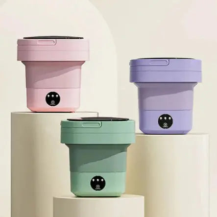 Mini Máquina de Lavar Portátil - Solução Compacta e Eficiente para Suas Roupas shopee
