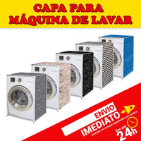 Capa Protetora para Máquina de Lava e seca abertura frontal com zíper shopee