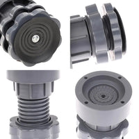 Kit Suporte pé Ajustável para Máquina de Lavar e Móveis - 4 Pés Niveladores shopee