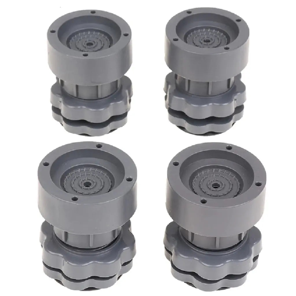 Kit Suporte pé Ajustável para Máquina de Lavar e Móveis - 4 Pés Niveladores shopee