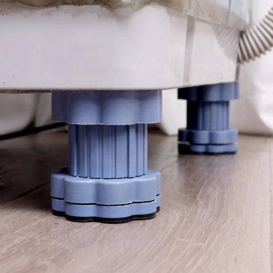 Kit de soporte de pies ajustable para lavadora y muebles - 4 patas niveladoras