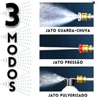 Máquina Lavadora de Alta Pressão Recarregável Sem Fio - Portátil e Potente shopee