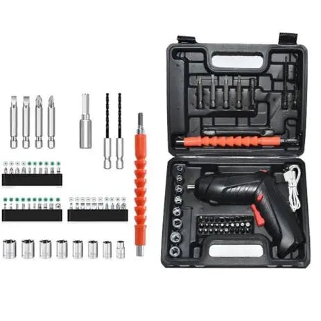 Kit Parafusadeira/Furadeira 48 Peças Mini shopee