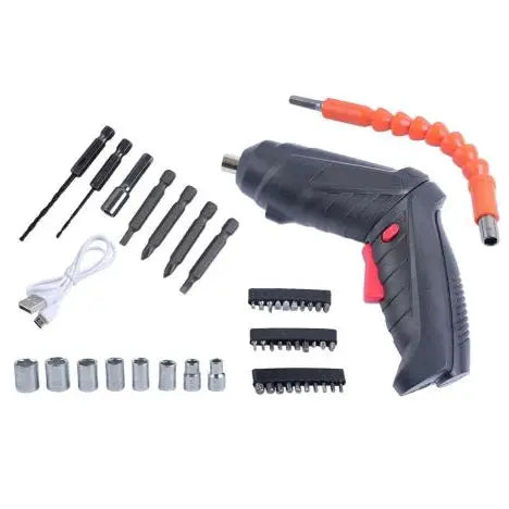 Kit Parafusadeira/Furadeira 48 Peças Mini