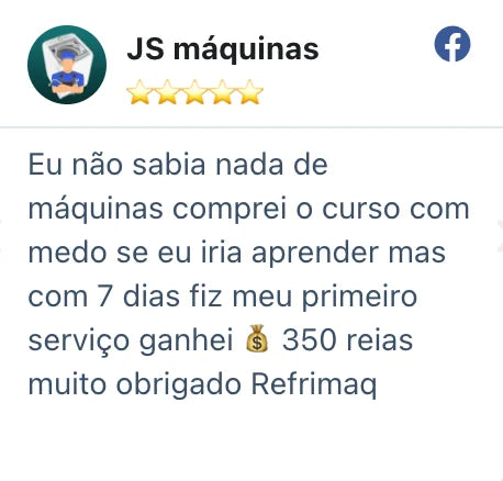 depoimento do js máquinas de lavar