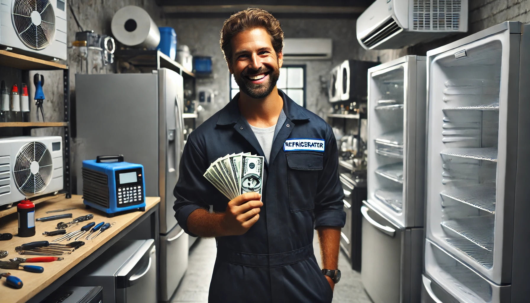 técnico feliz após por fazer o curso