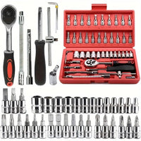Kit De Ferramentas 46 ou 40 Peças Com Maleta Jogo De Ferramentas Completo shopee