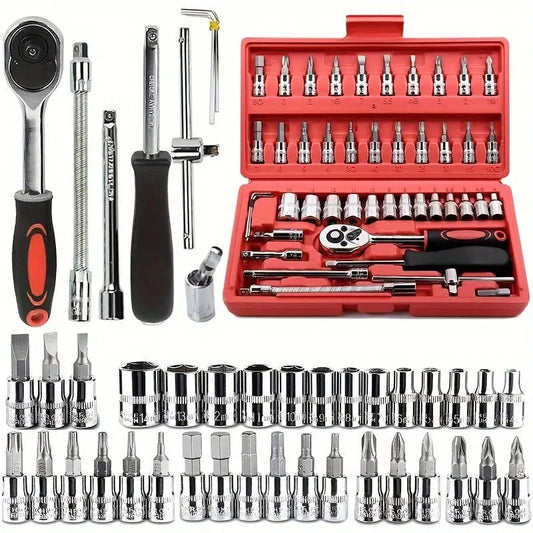 Kit De Ferramentas 46 ou 40 Peças Com Maleta Jogo De Ferramentas Completo shopee