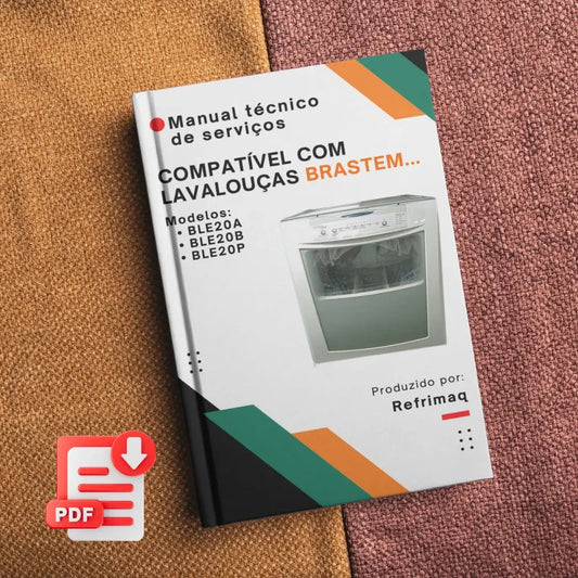 Manual técnico de servicios de lavavajillas Brastemp Ative 8 Servicios BLE20A, BLE20B y BLE20P