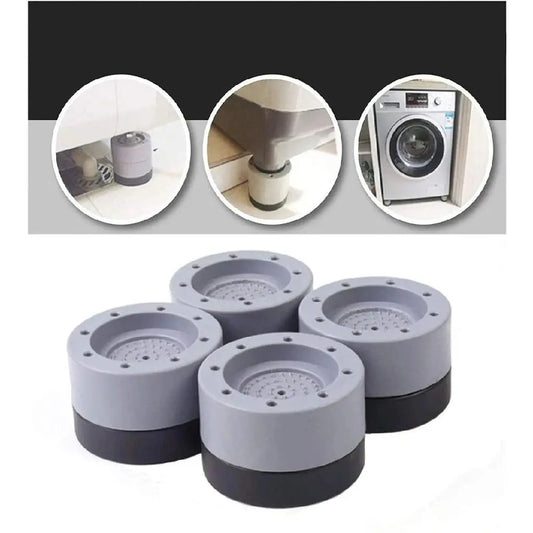 Kit 4 Pés Niveladores Amortecedores Anti Vibração para Lava e Seca shopee