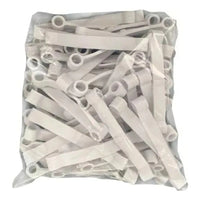 Kit com 100 Tirantes Brancos para Máquinas de Lavar Brastemp e Consul - Tamanho Padrão 11 cm shopee